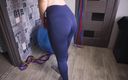 Teasecombo 4K: Fit MILF Showing off Her Tight Ass in Leggings