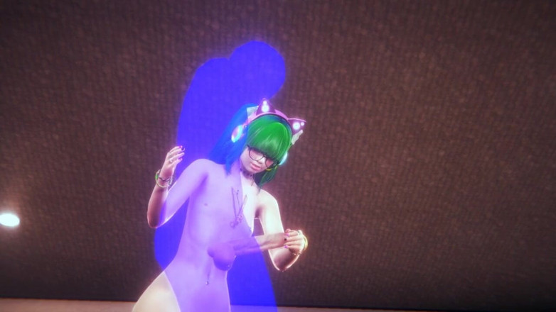 Yaoitube: Yaoi Femboy - honění se zelenými vlasy