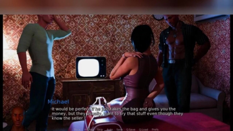 3DXXXTEEN2 Cartoon: Anna bir anlaşma yapmak için sperm yutuyor. 3 boyutlu porno çizgi film...