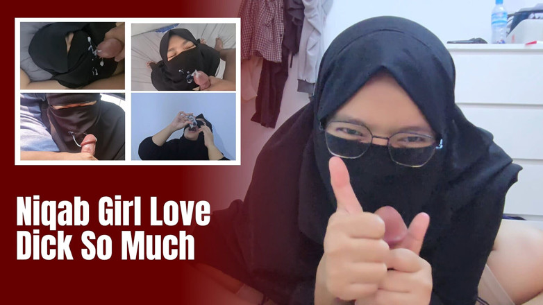 Minokiiko: Awek niqab bertudung sangat sukakan batang, kompilasi Minokiiko