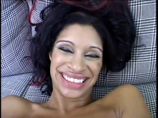 Wild Suckers: Sexy olive skin tramp rides stud's cock with her shaved...