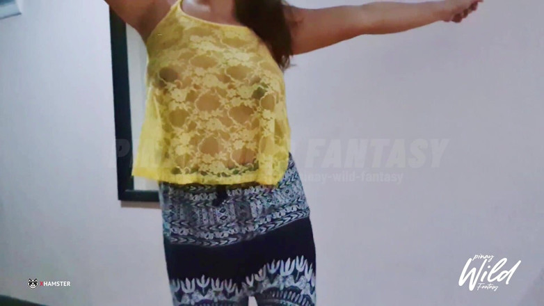 Pinay Wild Fantasy: 印度阿姨脱衣舞挑逗裸体舞蹈 - 假假