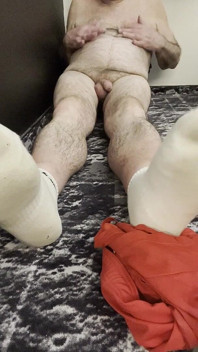 Coach Karl Feet White Socks and Bare Balls [5834]