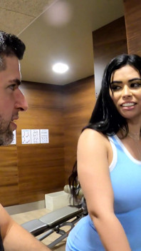 Huge Ass Brazilian Slut Gets Fucked in the Gym Hard