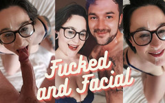 Elizabeth Hunny: Sumisa puta Elizabeth Honey follada y le dan facial