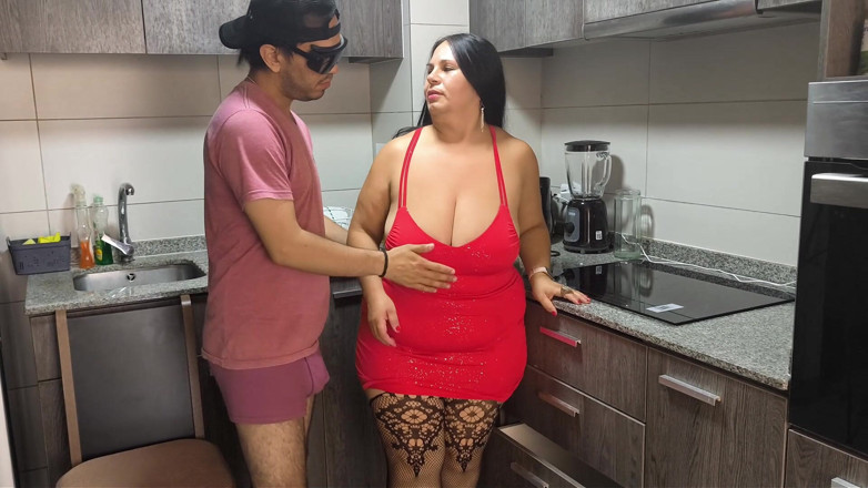 Riderqueen: MILF BBW in der küche gefickt