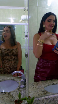After the Party: MILF Luiza Ambiel Fucks Hard with a Friend While Her Partner Watches in Secret!