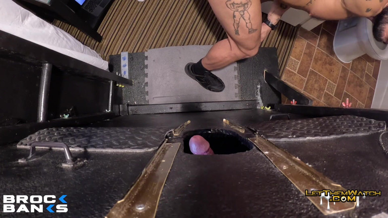 Let them watch: Brock Banks Gloryhole Raw Anon Cum Dump BBC Letthemwatch