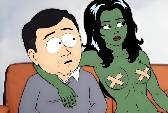 Octopussy Lovers Club: Slet She-hulk Wordt Geneukt Op De Eerste Date. Cartoon