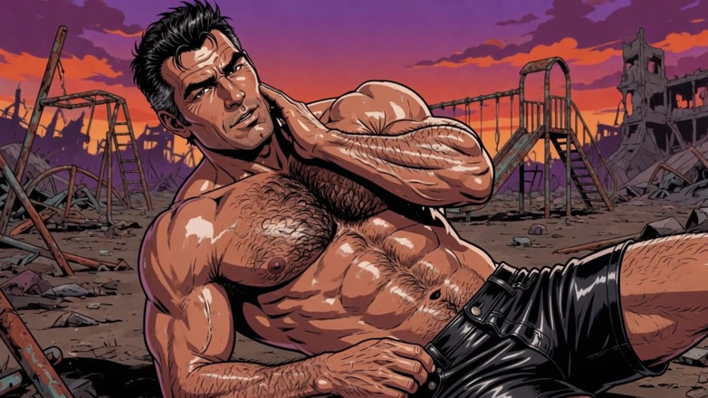Erotic Man: Animacja gorących mężczyzn na zewnątrz