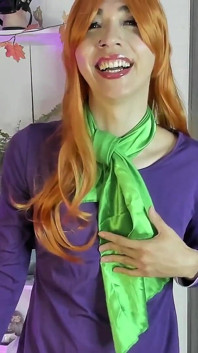 Puv Daphne Cosplay Arrotando Concurso com Scooby