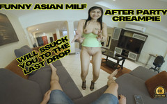 AsianSexVR: Zábavná Asijská Milfka - Creampie Po Párty V 8K VR