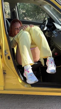 Peed Outside Out of Car!