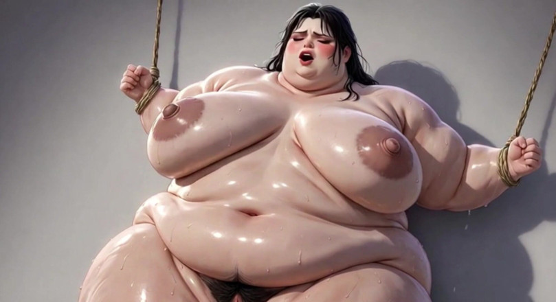 YOUR BEST FANTASY: Obese SSBBW Bound Tight - Extremely Aroused &amp; Begging for Cock