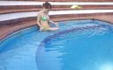 Yericsa XXX: Meu meio-irmão tem um tesão quando estamos na piscina para...