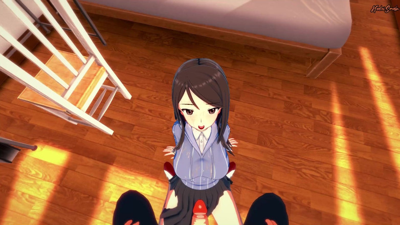Hentai Smash: Mika recebe um pov facial antes de ser fodida de...