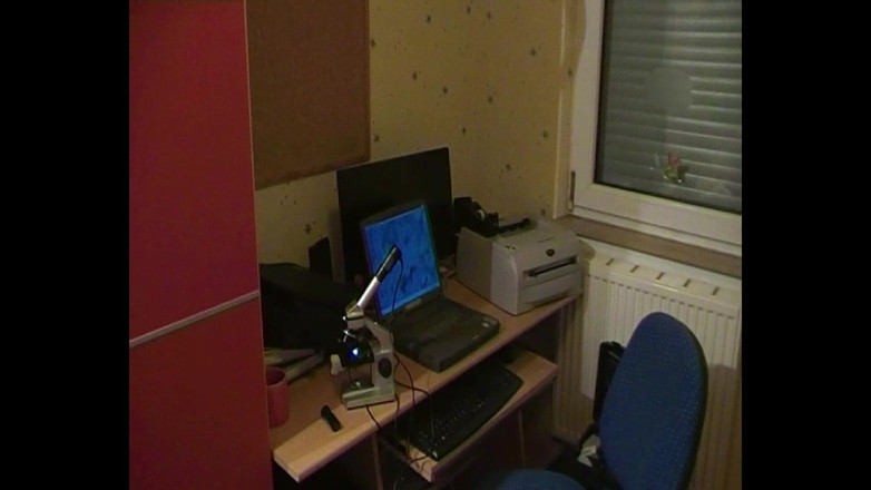 Mark Hannes: Sexdoll creampie stand šukání masturbace se spermatem pod mikroskopem