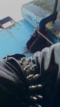 Pussy licking in gas mask humiliating