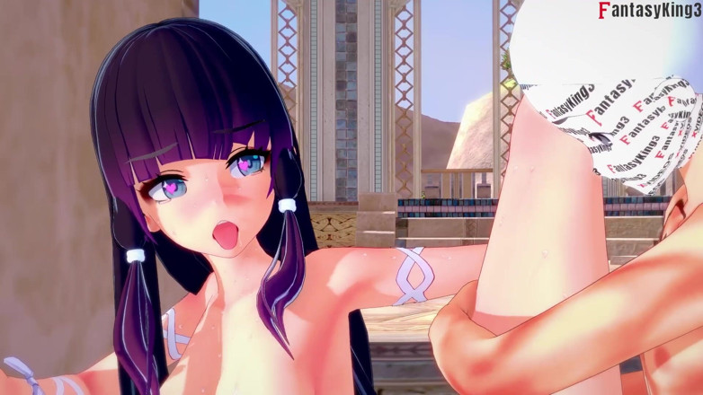 Fantasy king: Columbina Blowjob - Genshin Impact