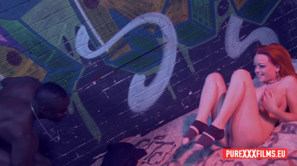 Pure XXX Hardcore: Руда Біллі Рай з пірсингом відтрахана чуваком з великим чорним членом Антоніо Блеком