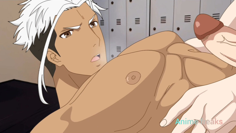 Anime freaks: Hetero chlap svádění v šatně na vysoké škole, část 2