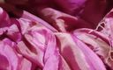 Satin and silky: 40 Dick Head Rub with Pink Shaded Satin Silky Salwar...