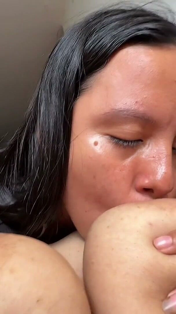 princess_andrea_: Bestie’s Morning Visit: Draining Uncontrolled Heavy Milk Streams