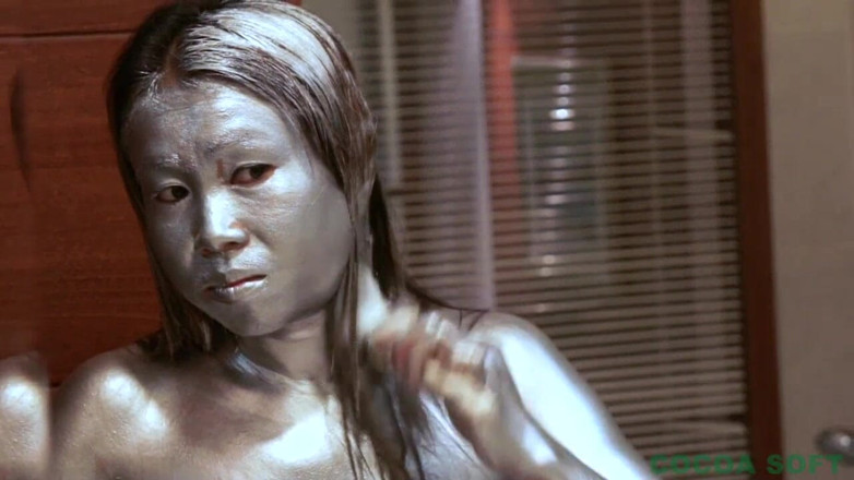 Cocoa Soft: This is the third in the world metallic body painting...