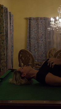 Mature Wife Big Boobs with High Heels Fucked on Pool Table to Orgasm