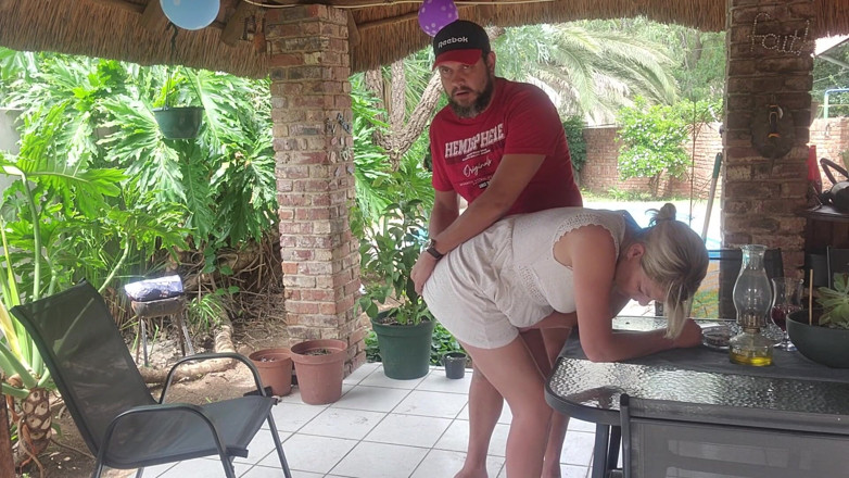 Sparowdox: Fucking the Neighbors Wife on the Patio Were He Can...