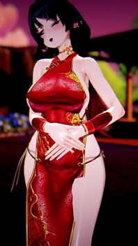 Featured Jane Do - Aoa Short Hair Costume Changes & Striptease, Succubus Police Uniform, Bunny Girl, Sexy Cheongsam