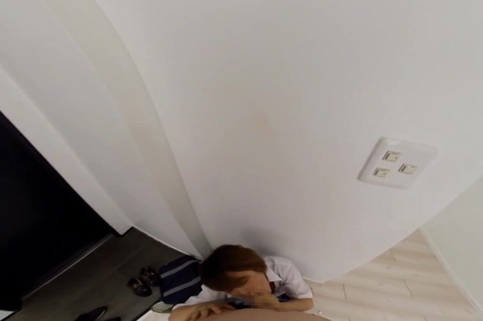 EAGLE-VR: A Runaway Girl with Beautiful Big Breasts, Fucked Right at...
