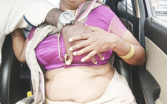 Telugu honey lips: Telugská macecha a nevlastní syn mají sex v autě crezy...