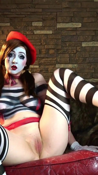 Farba do ciała mime bez hałasu