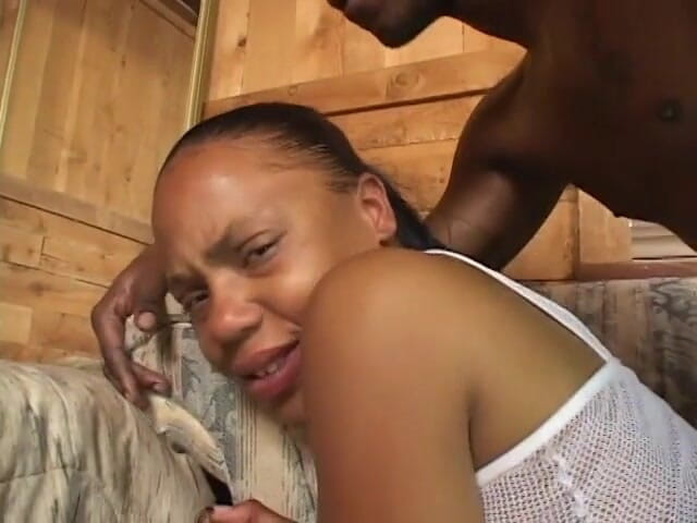 Sex Karma: Ebony teen sucks and fucks huge dick and then gets...