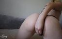 Miley Grey: Miley Grey Sexy Strip Tease in Leggings - Slapping, Fingering Pussy &amp;amp;...