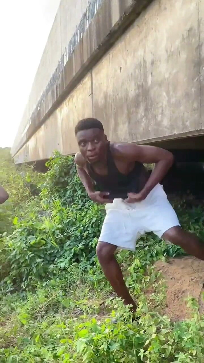 BLACKSHOOTERR: Under the Bridge Outdoor Fucking His Ass Well
