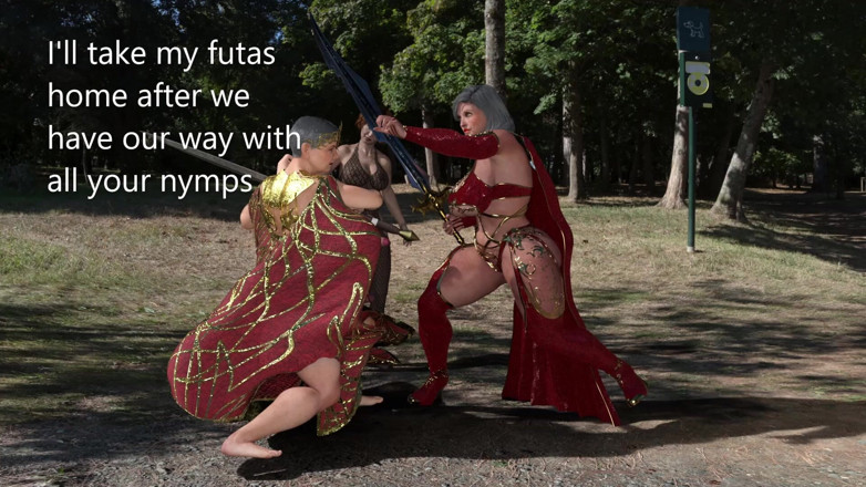 Mature Futanari Lovers: Futanari Satyrs Vs. The Wood Nymps