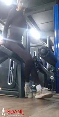 Me siento muy sexy en el gimnasio