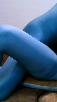 Avatar mooi Navi-meisje geneukt en gecreampied ...