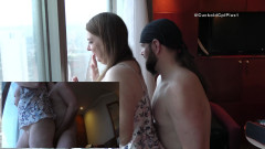 HotwifeRachel: Follando en la ventana de un hotel