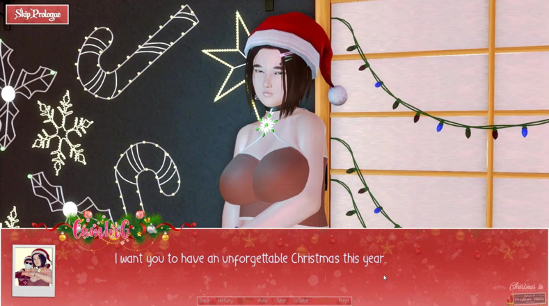 Cumming Gaming: Unlimited Christmas [xmas hentai porn play] ep.2 Christmas trip with sexy...
