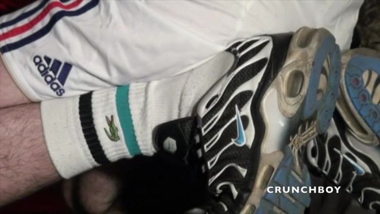 Sneaker gay: Extrem sneaker fetish humiliation for twink and his master