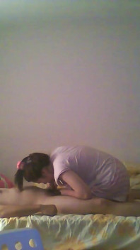 Submissive Chinese Slut Sucks My Dick and Swallows My Cum