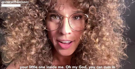 VibeWithMommy: JOI with Captions! Jewish Stepmom Finds Out She's Pregnant with.......