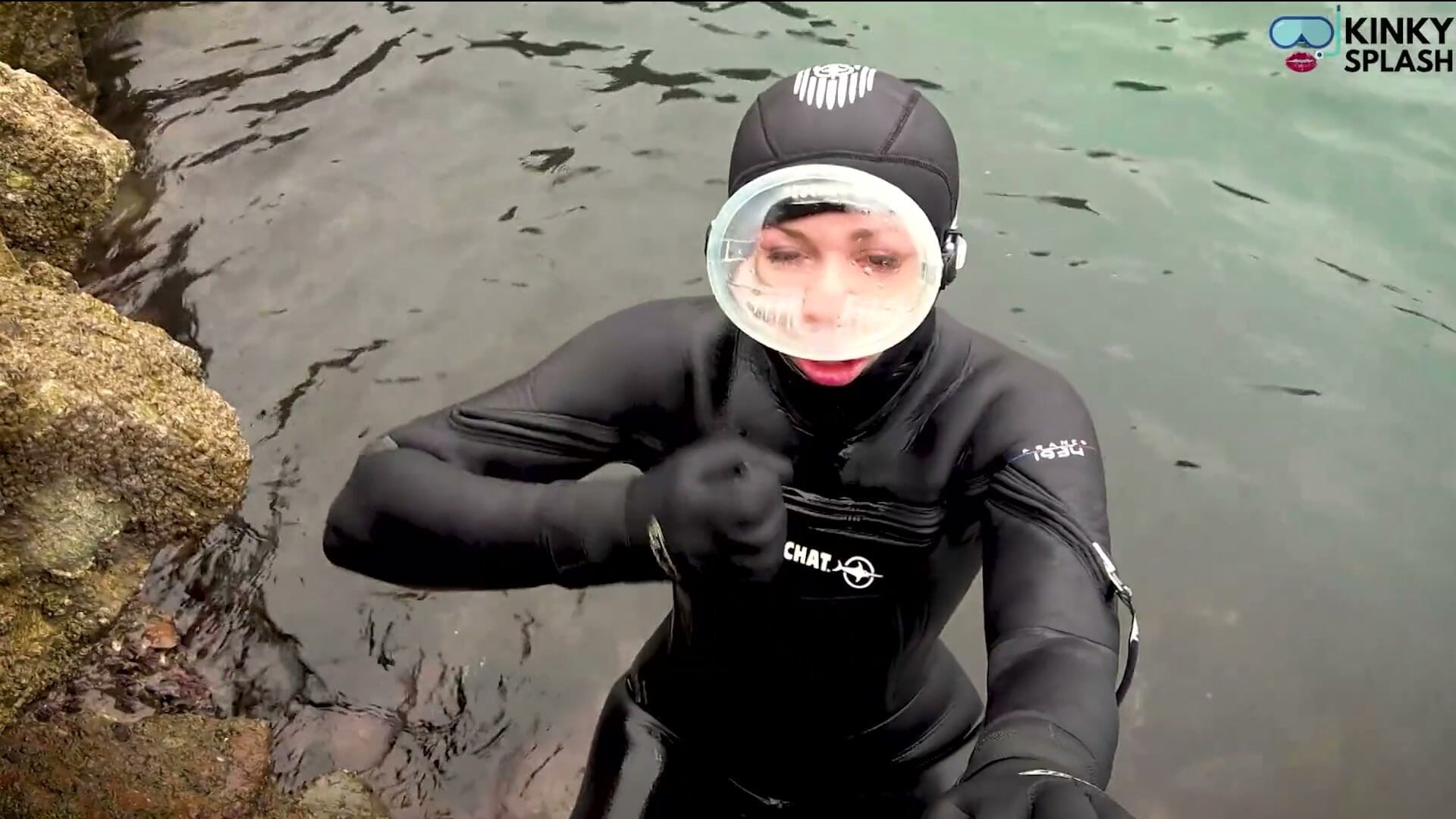 Dive Mask Tease - Stroke to My Underwater Eyes