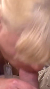 Mature cock in sexy blonde, pussy licking in 69 position