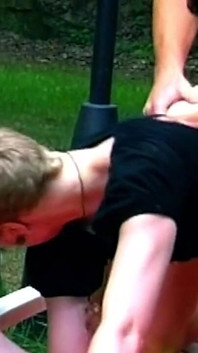 Mature Blonde Stretched Wide in Outdoor Anal Fisting Frenzy