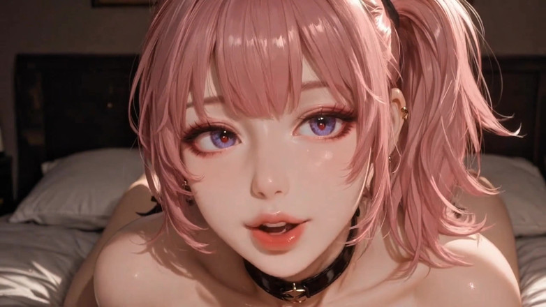 Stories&Anime: Ahegao 3D bambola in silicone rosa provocante