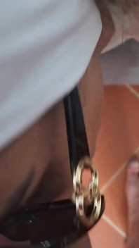 Blonde MILF POV Blowjob and Swallow with Sunglasses